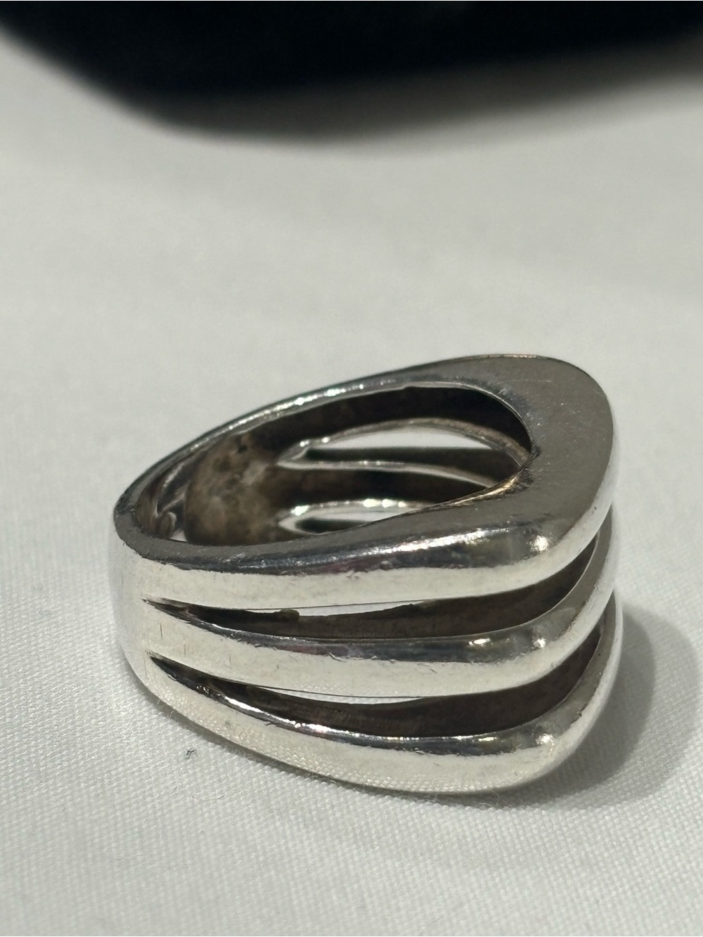 Vintage Silpada Polished Silver 925 Multi-band Ring
